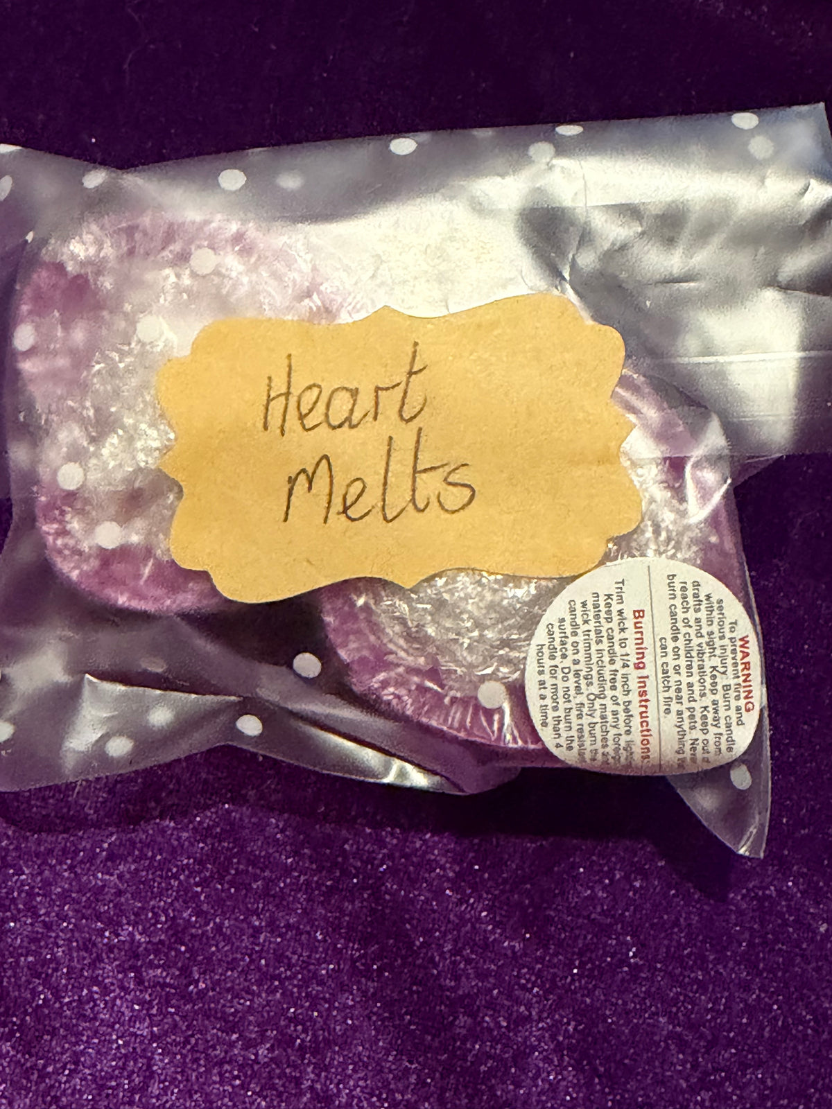 Dragon’s Blood Hearts – Large Wax Melts