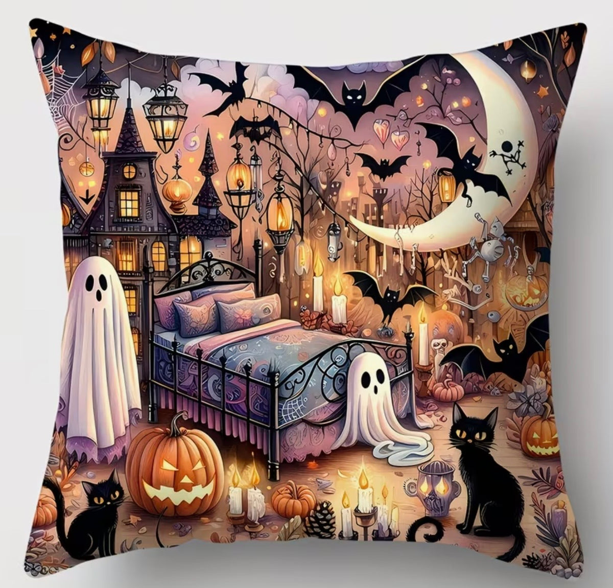 Halloween Chaos Cushion Cover