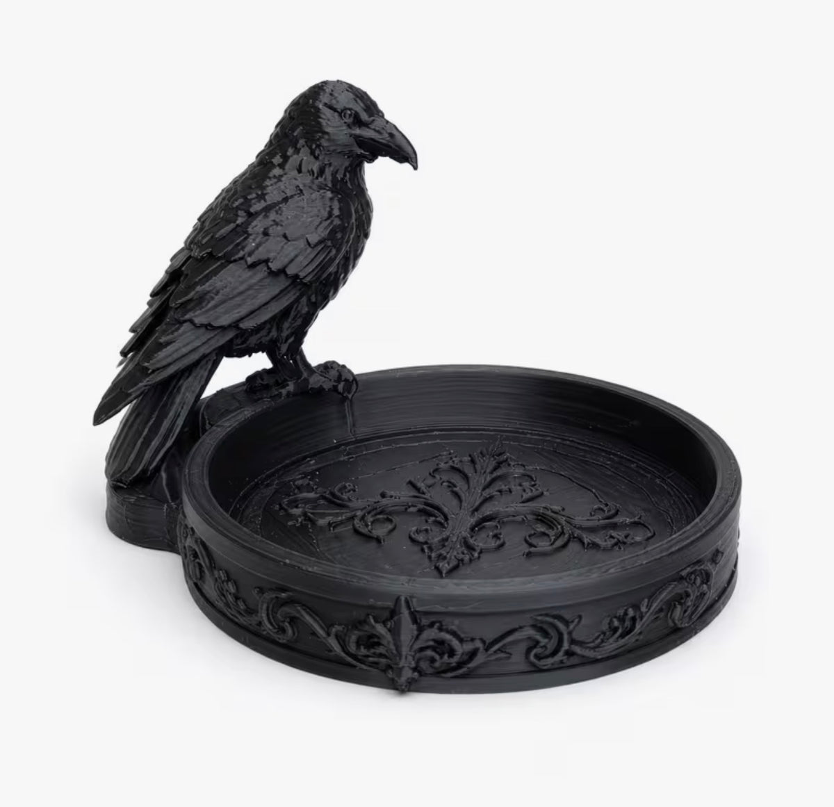 Gothic Crow Trinket Dish.