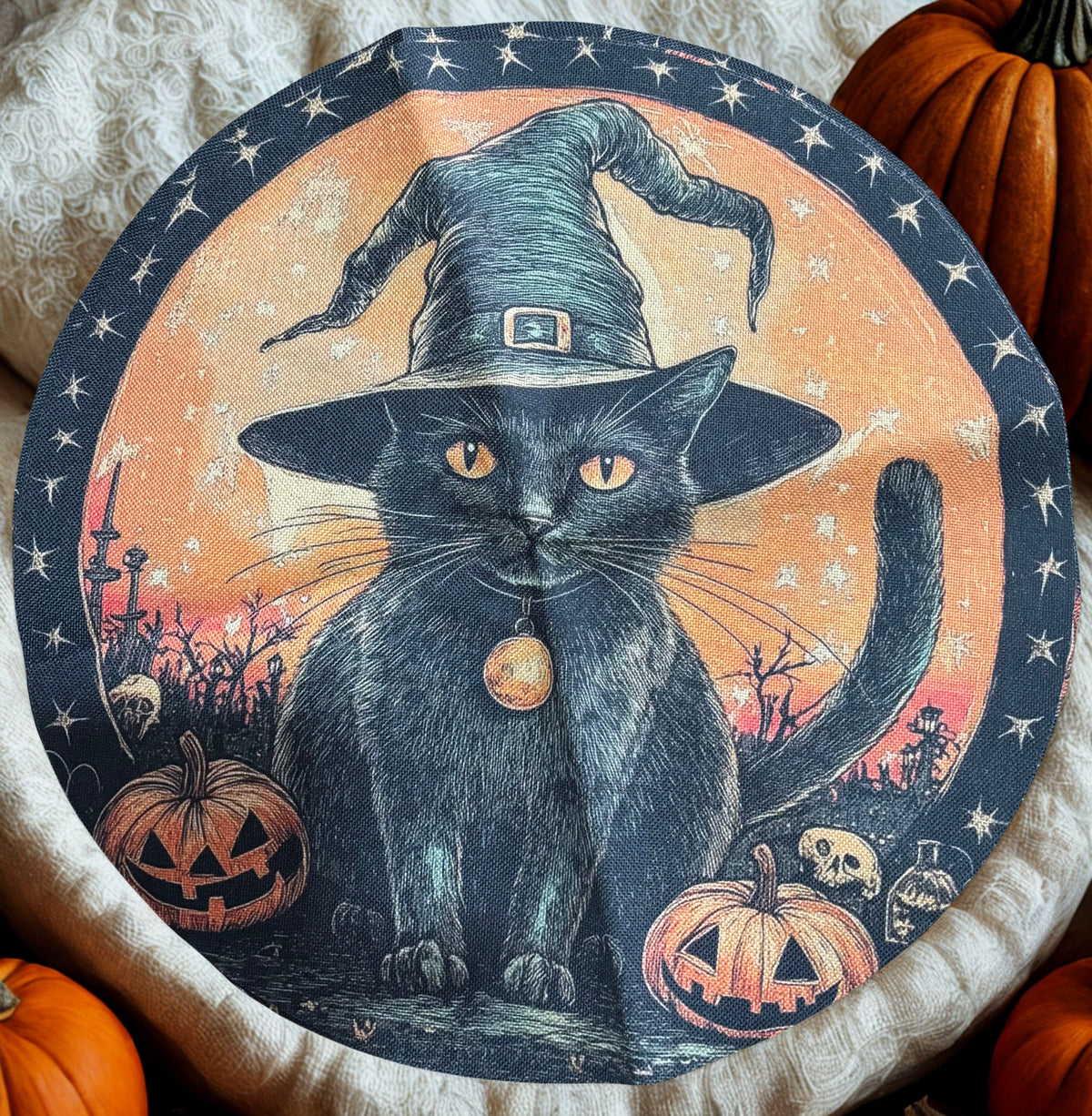 Witch’s Familiar Round Placemats