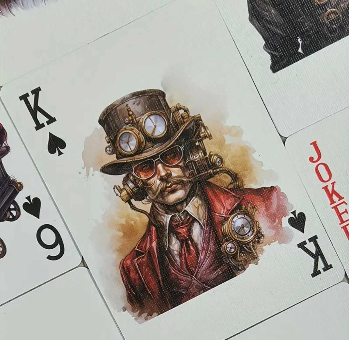 Steampunk Playing Card Deck – Gothic Clockwork Poker Cards