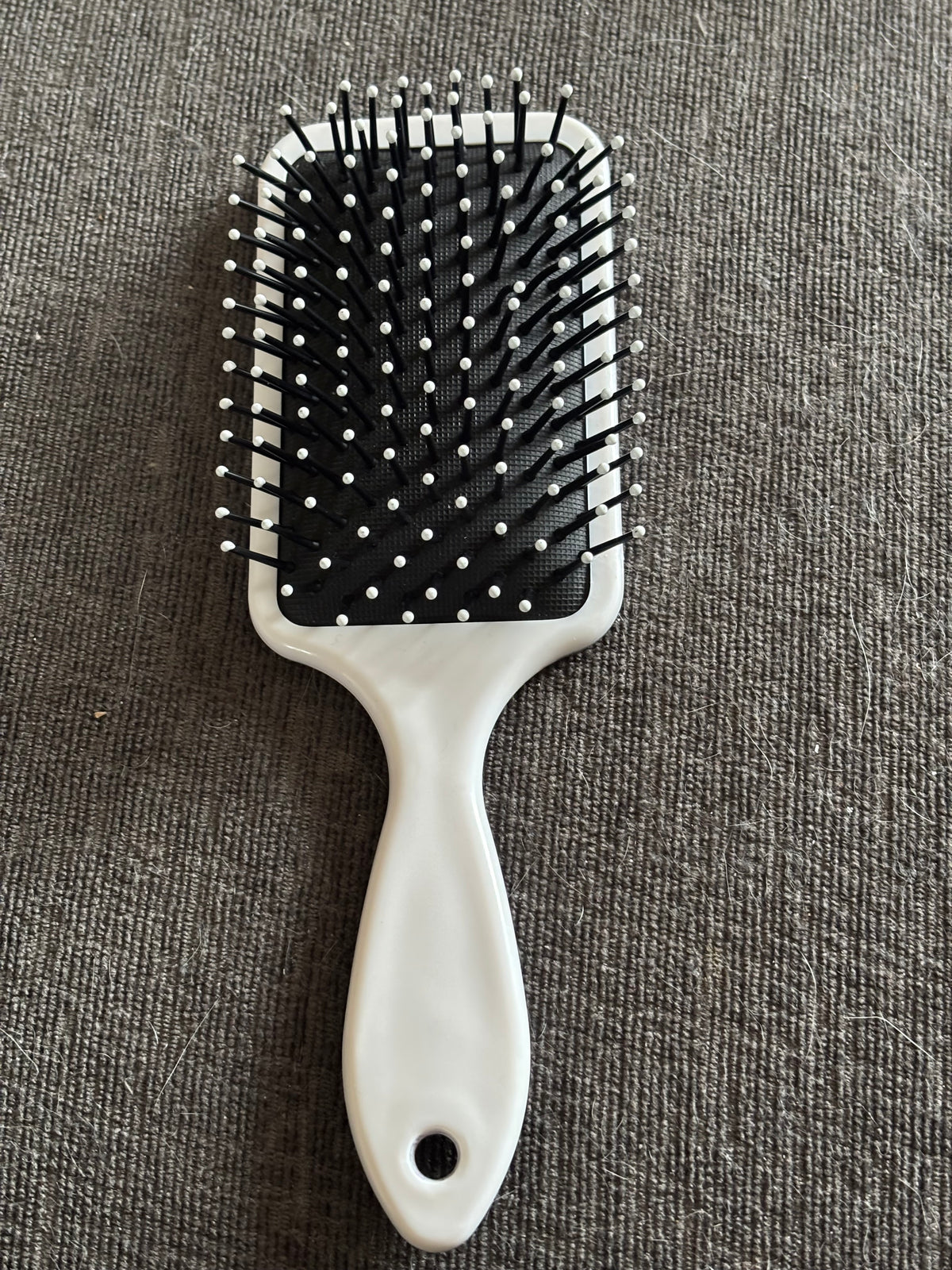 Skull & Flowers Hairbrush – Illustrated Designs | Decorative Detangling Paddle Brush