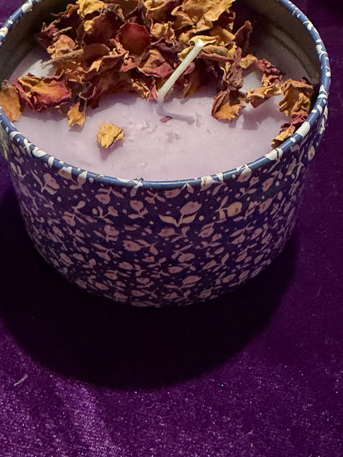 Patchouli & Dried Rose Candle