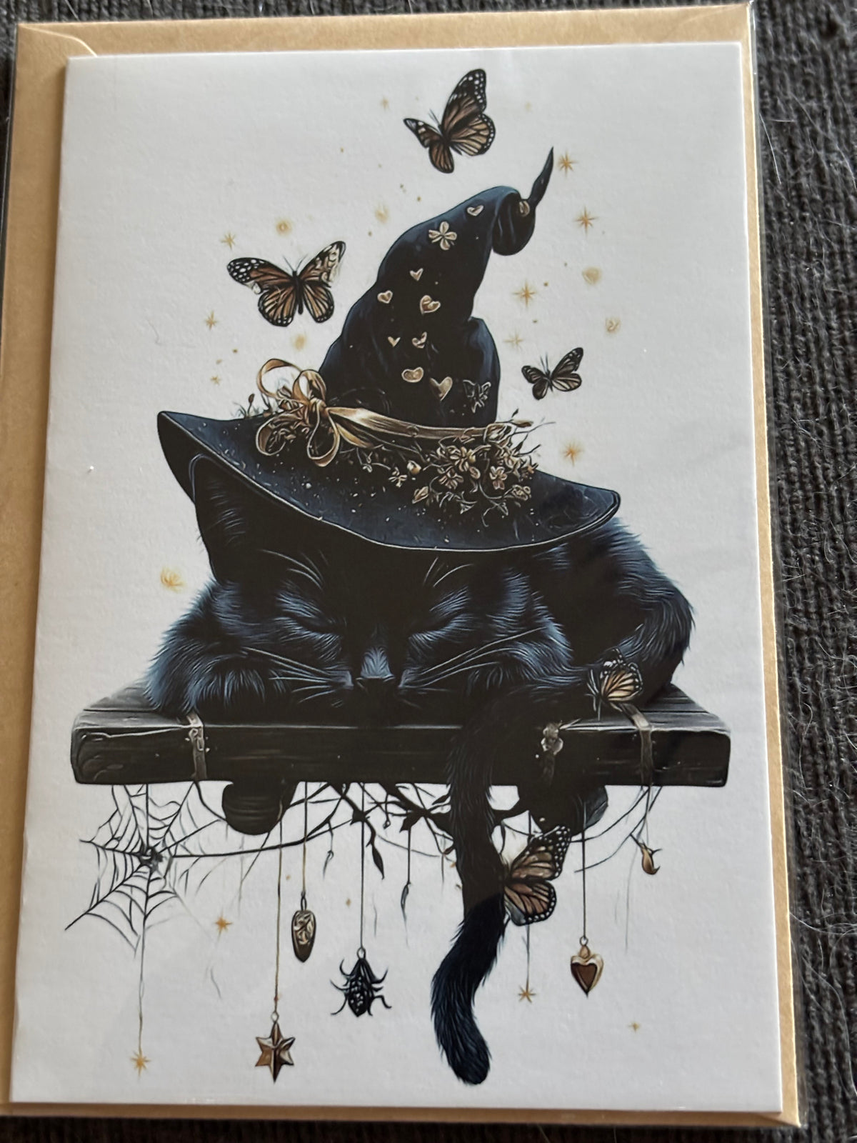 Witches Cat Collection Greeting Card