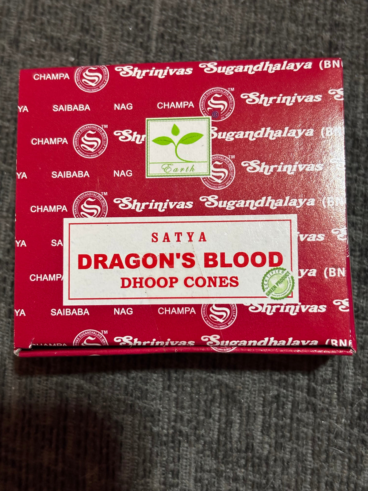 Satya Dragon’s Blood Dhoop Cones