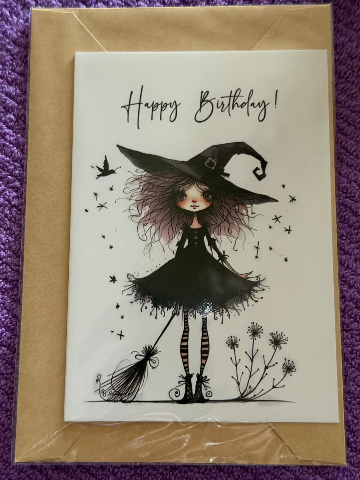Bewitching Birthday Witch Card