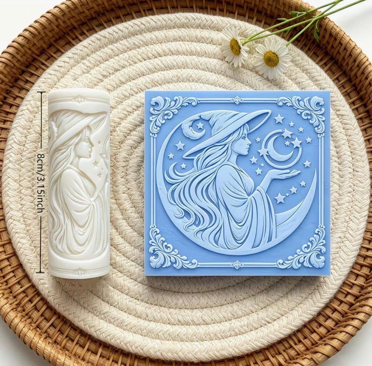 Moonlit Witch Clay Texture Roller