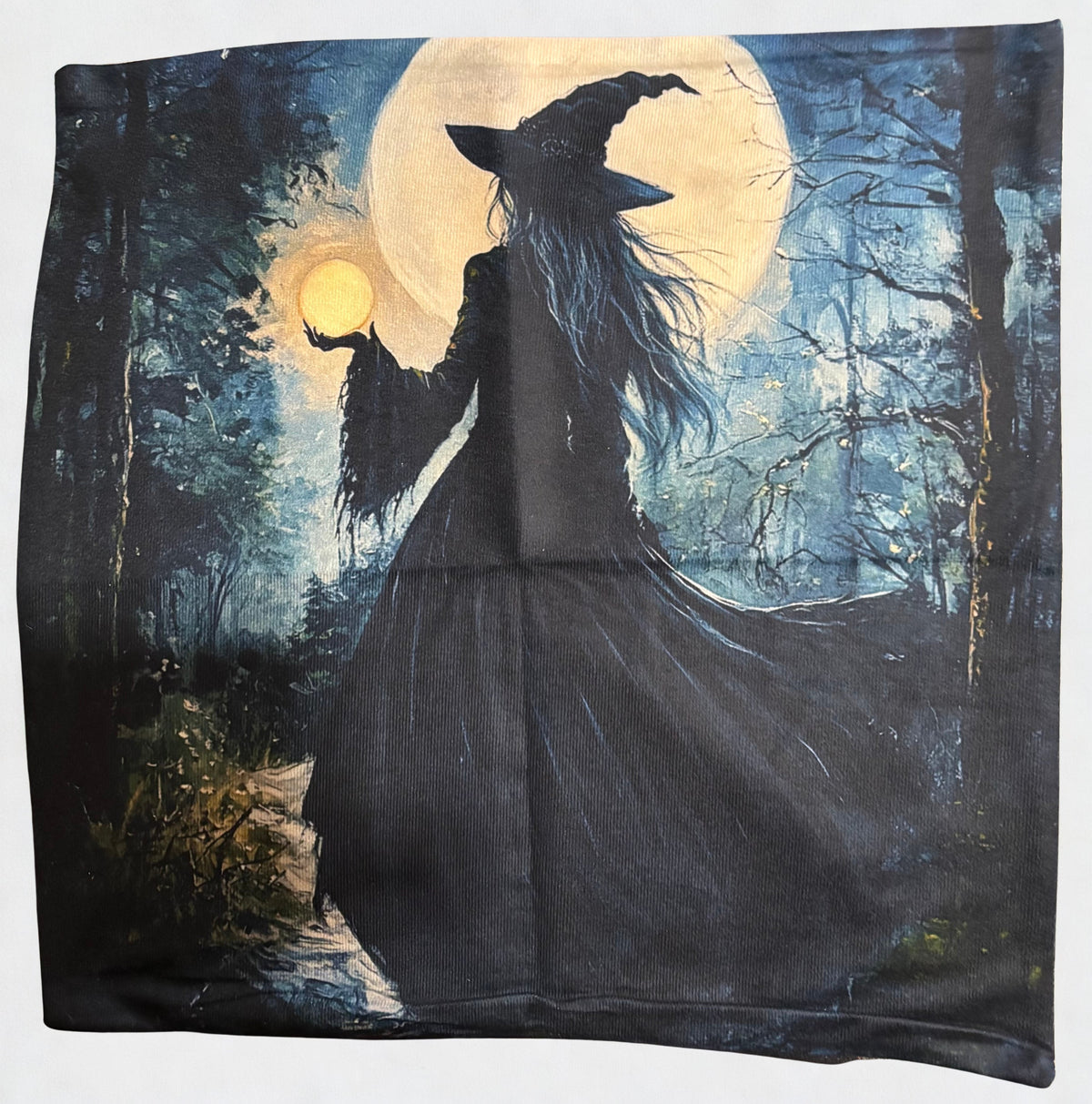 Forest Witch Velvet Cushion Cover