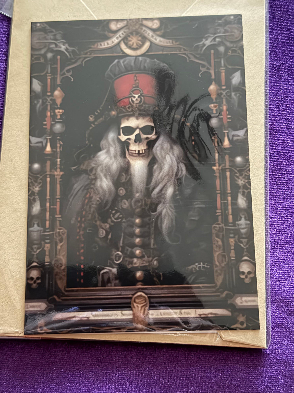 Skeleton Nutcracker Christmas Card