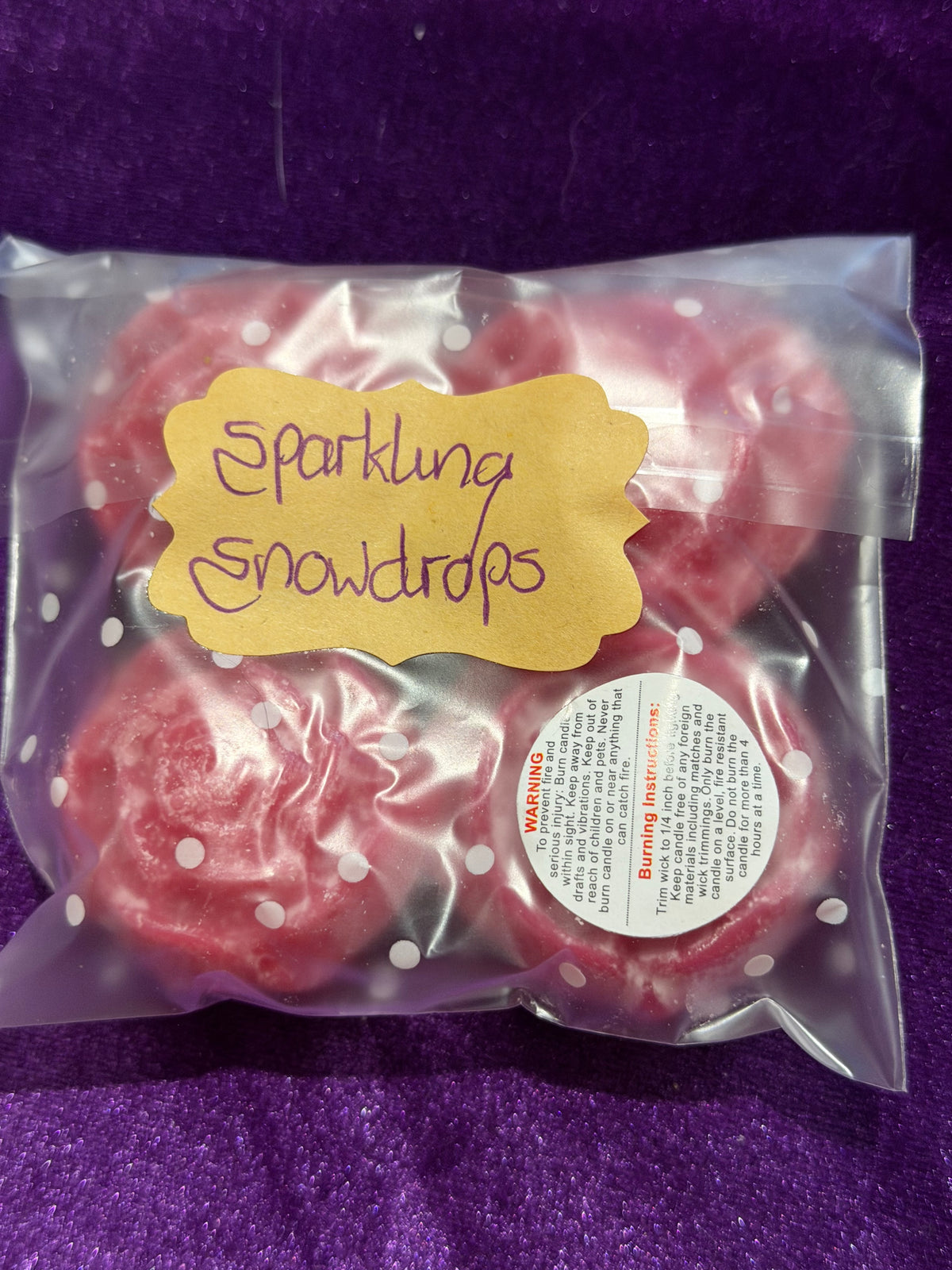 Sparkling Snowdrops – Snowdrop & Rose Wax Melts
