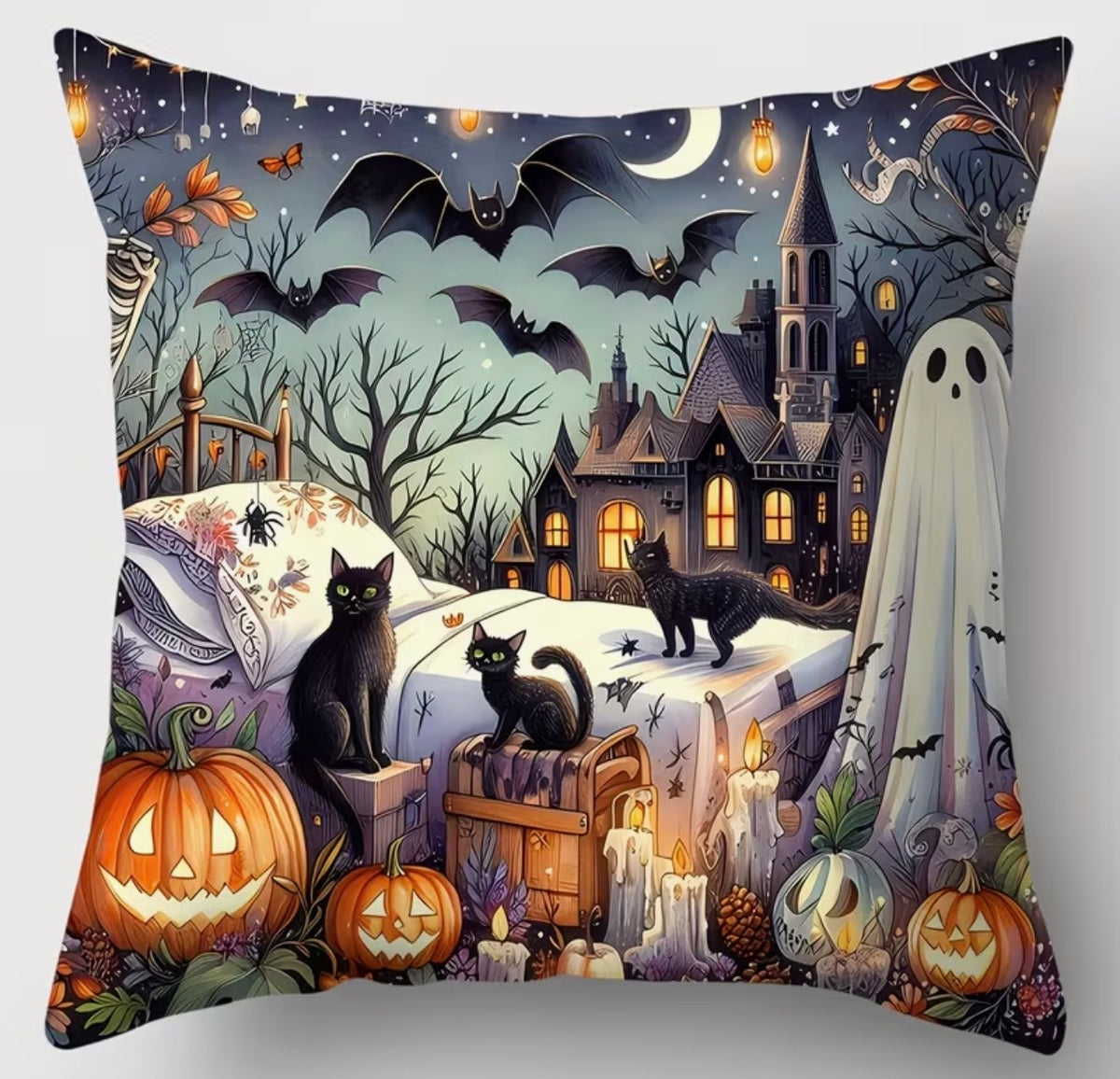 Haunted Hollow Cushion Cover