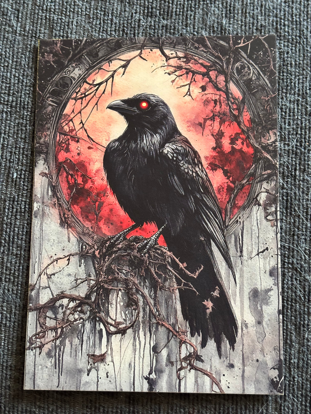 Gothic Graveyard Art Print Set