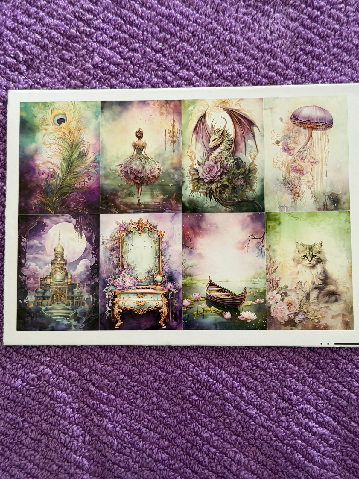 Enchanted Curiosities Mini Prints & Tin Stickers – Set 1