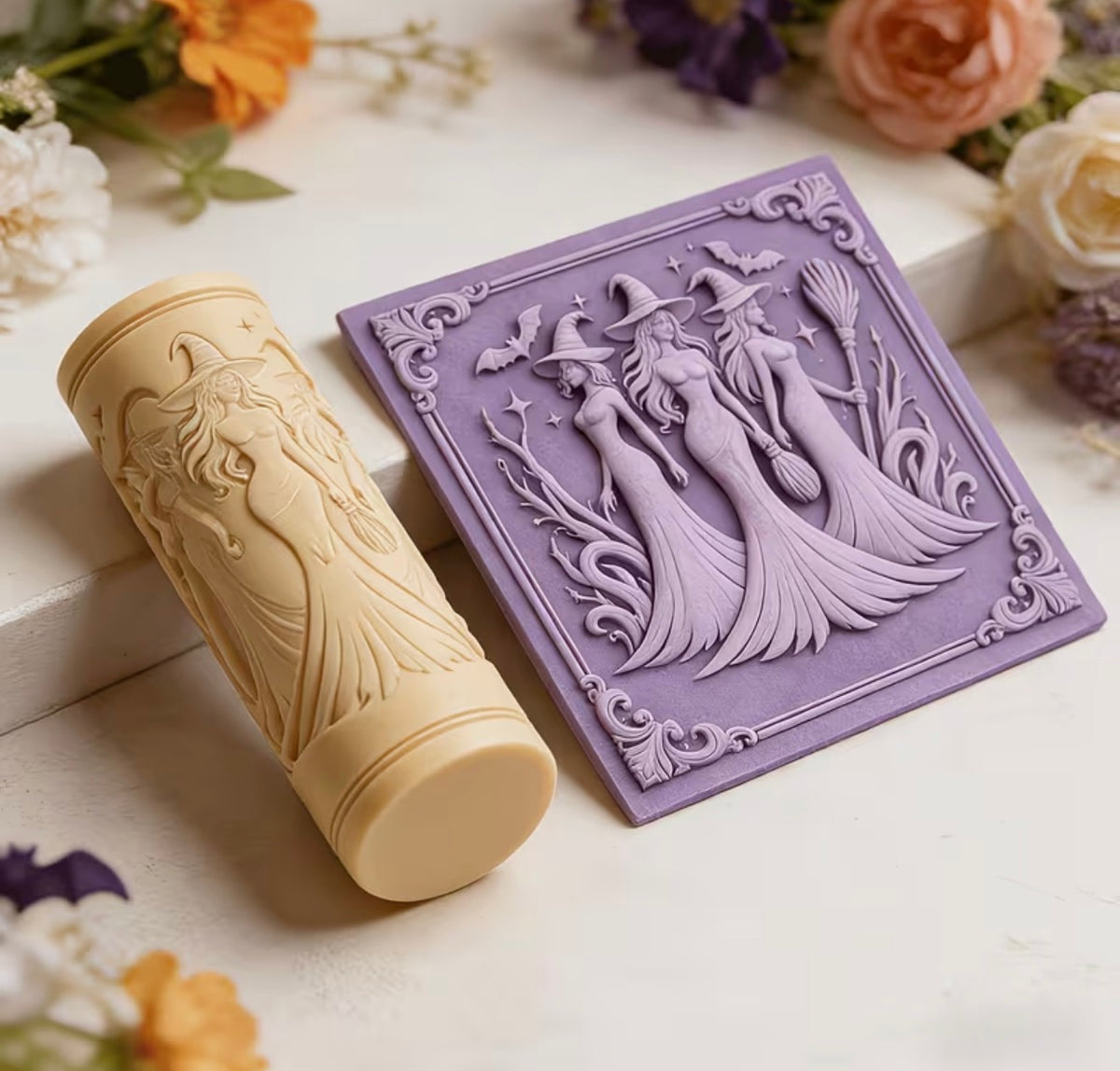 Three Witches Clay Texture Roller