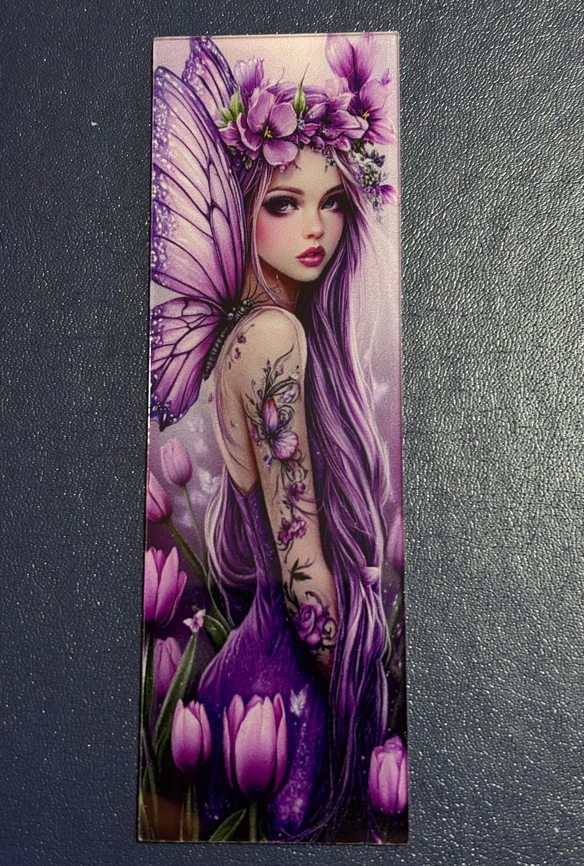 Purple Fairy Bookmark 4