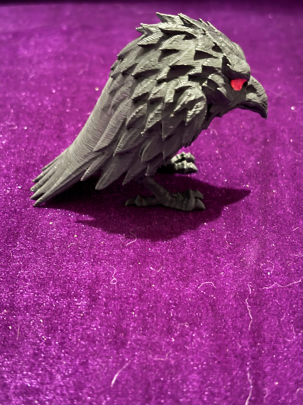 Red-Eyed Crow Desk Ornament