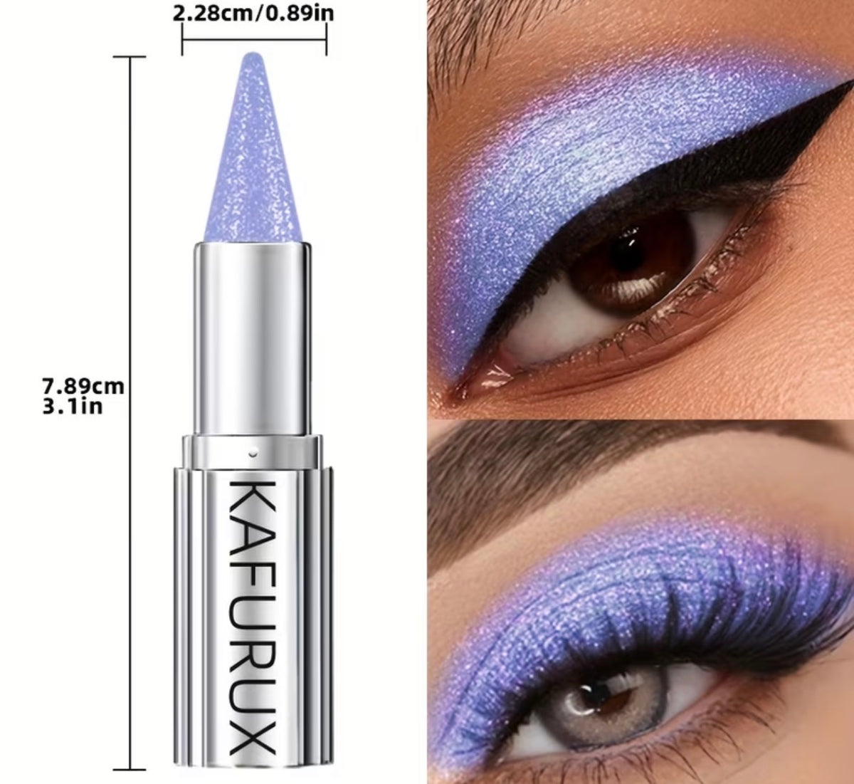 KAFURUX Shimmer Eyeshadow Stick – Icy Lilac