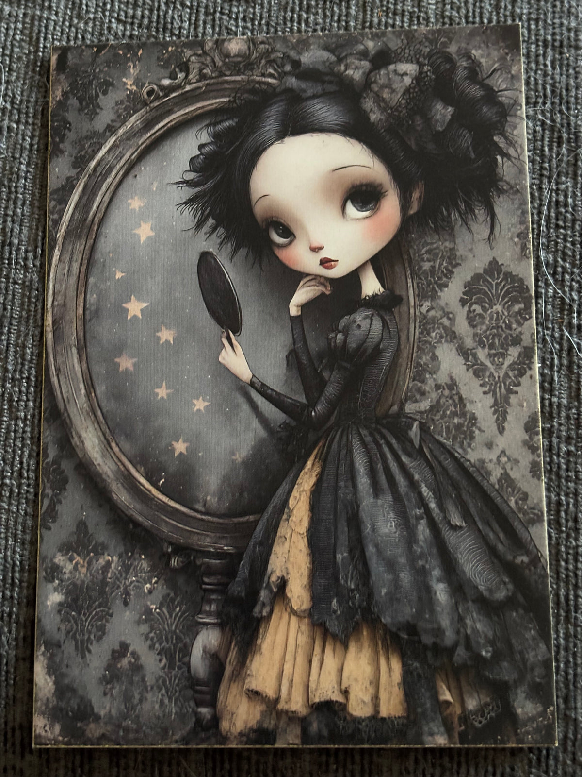 Gothic Doll Mini Art Print Set (4 Pack)