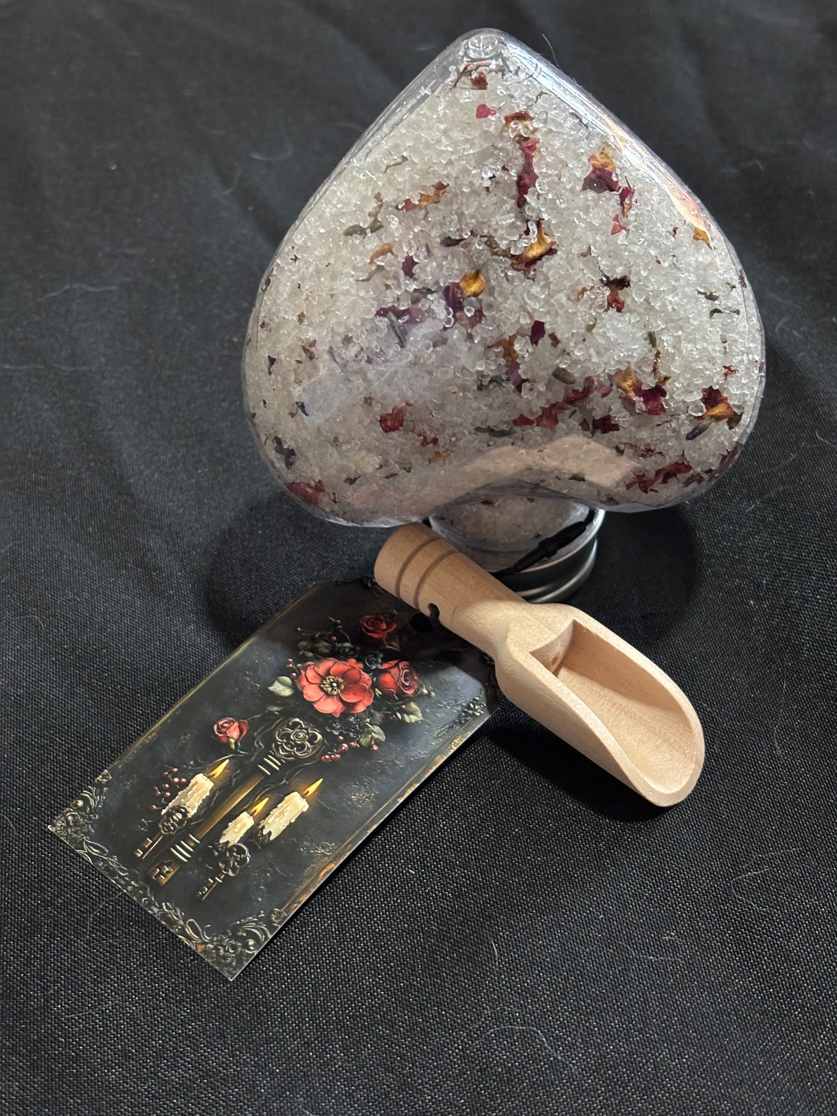 Heart Bottle Ritual Bath Salts – Ylang Ylang & Jasmine