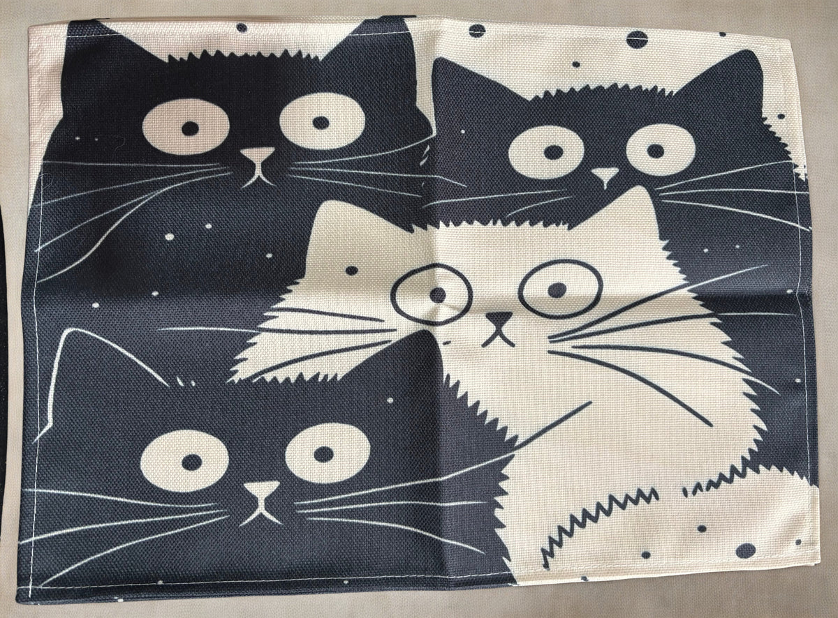Curious Cats Rectangular Placemats