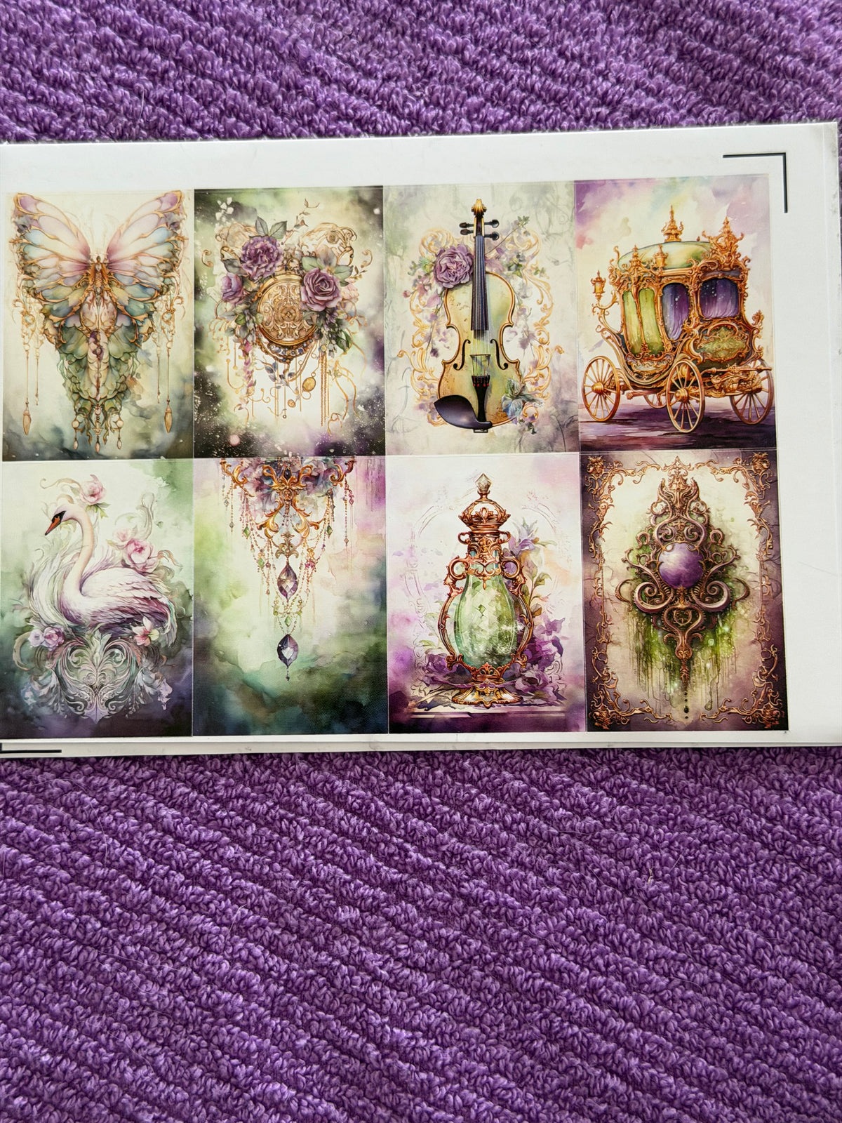 Enchanted Curiosities Mini Prints & Tin Stickers – Set 3