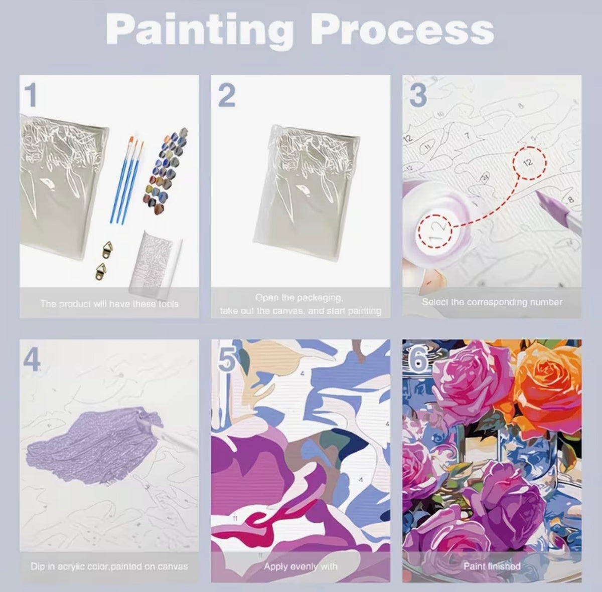 Moonlit Witch & Black Cat Paint-by-Numbers Kit