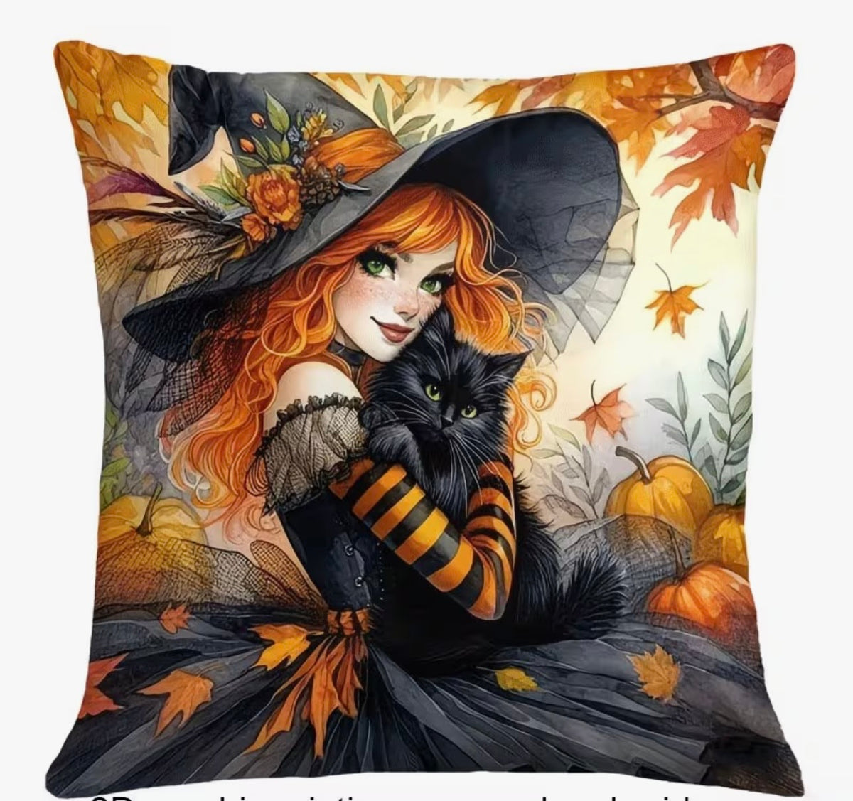 Autumn Familiar Velvet Cushion Cover