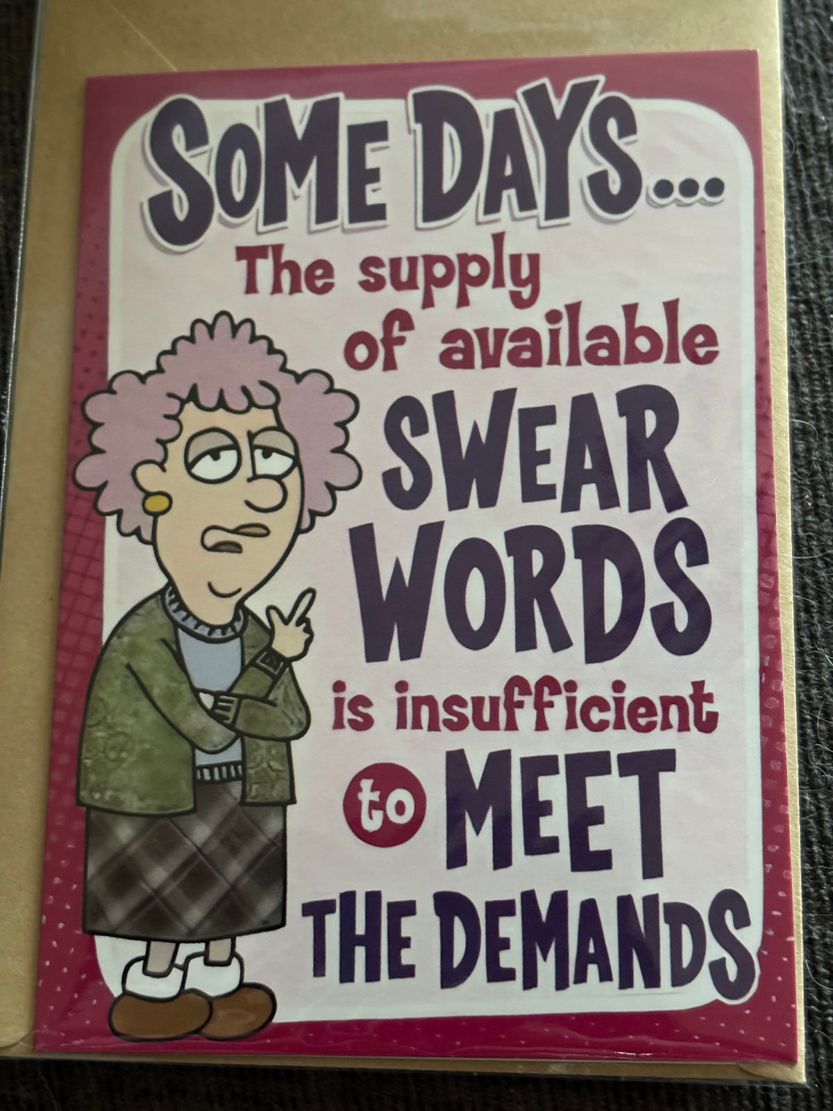 Sarcastic Margaret Collection Greeting Card