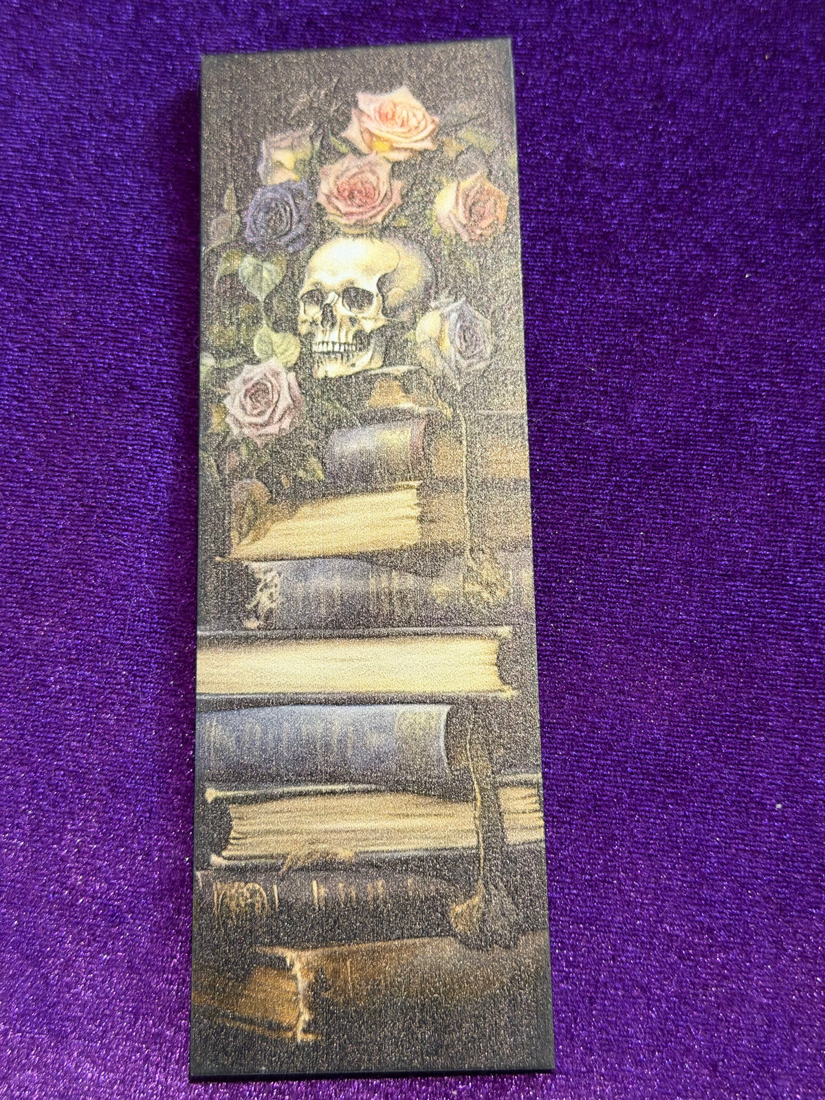 Skull & Roses Acrylic Bookmark