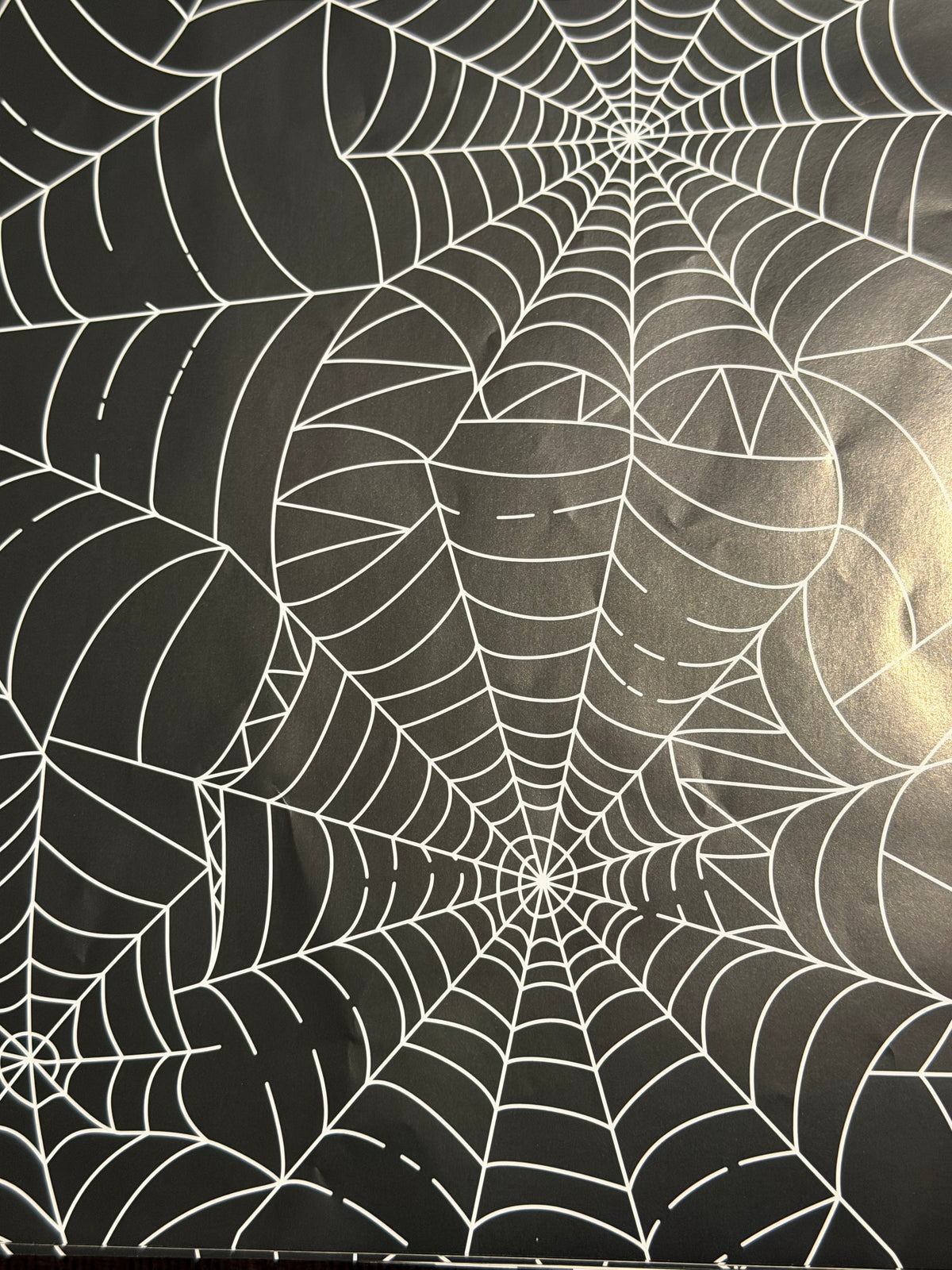 Spider Web – Gothic Wrapping Paper, 2 Sheet Pack