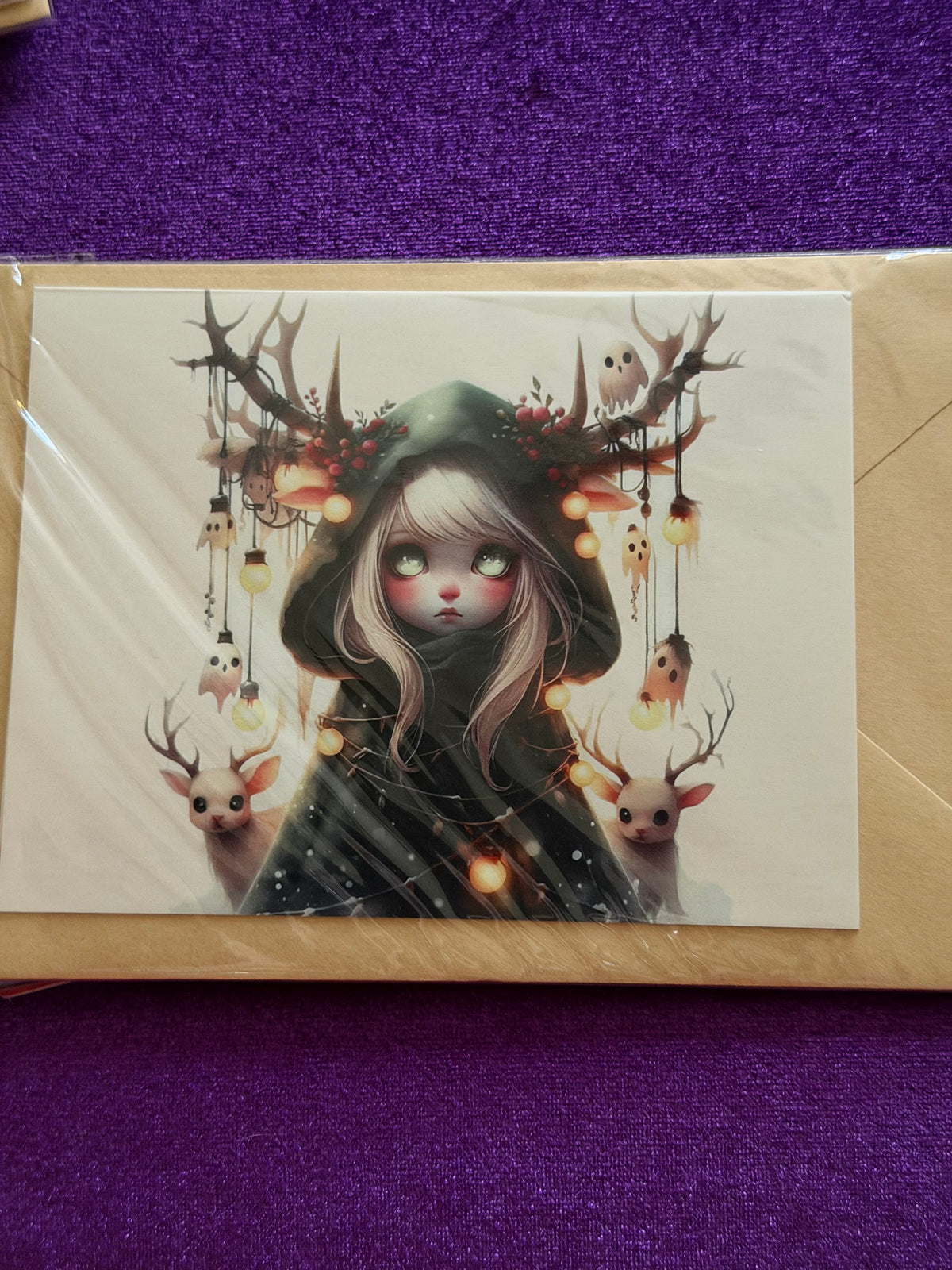 Baby Yule Deer Card