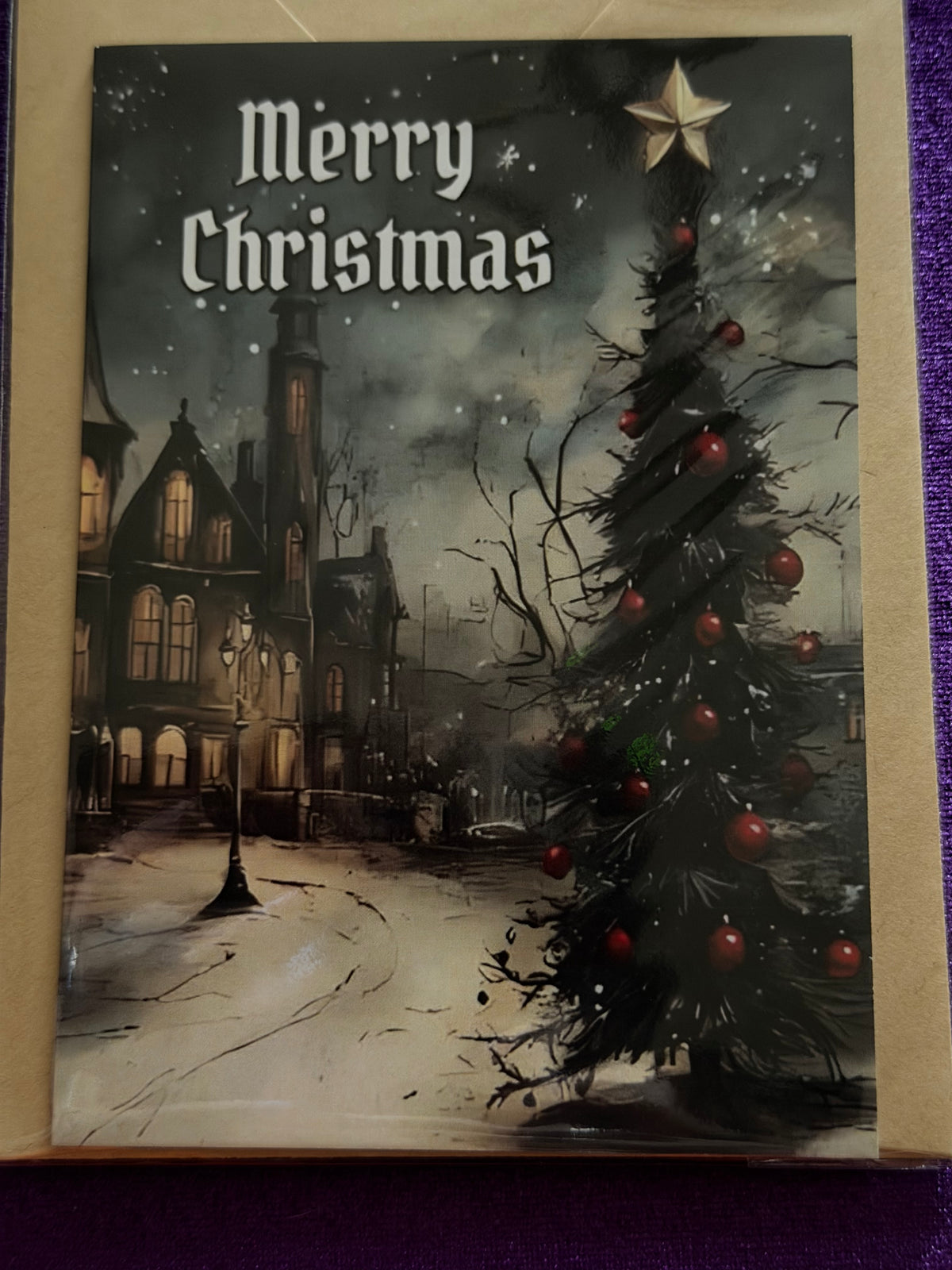 Yuletide On A Snowy Street