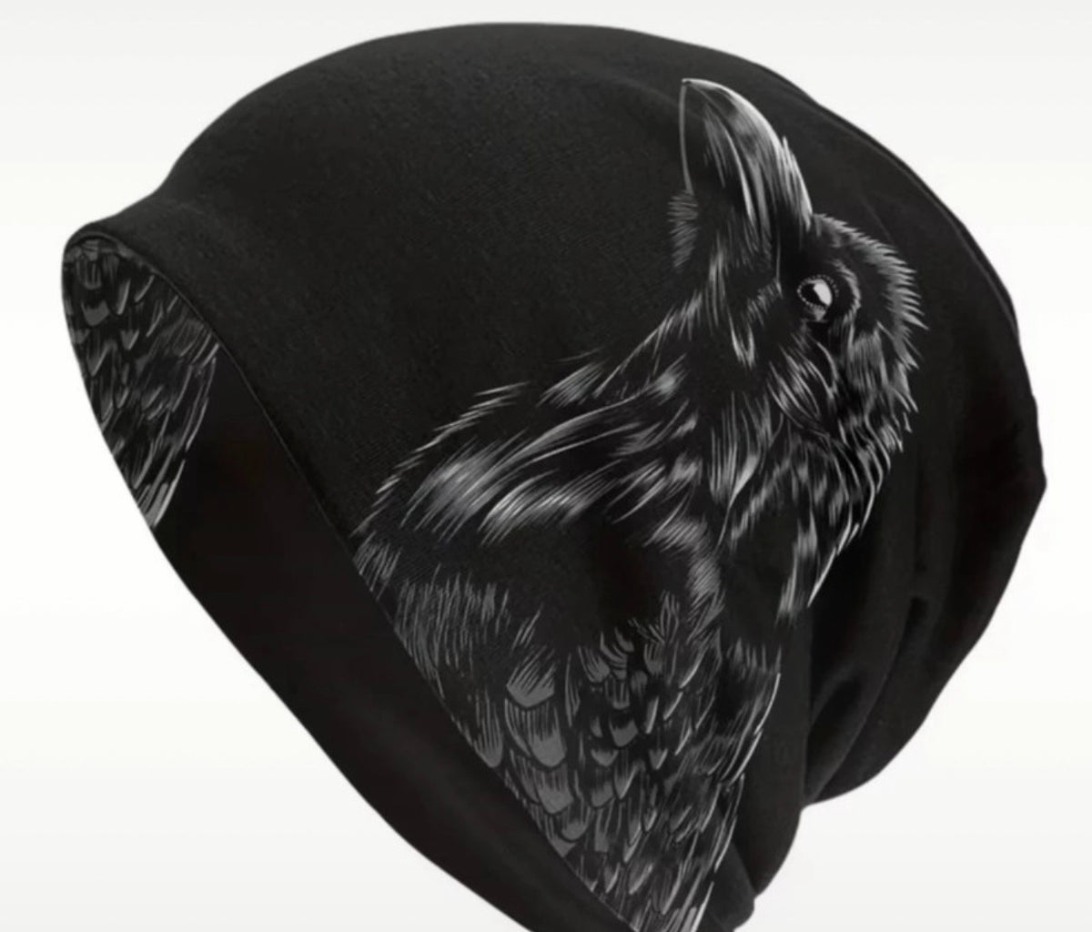Black Raven Men’s Beanie