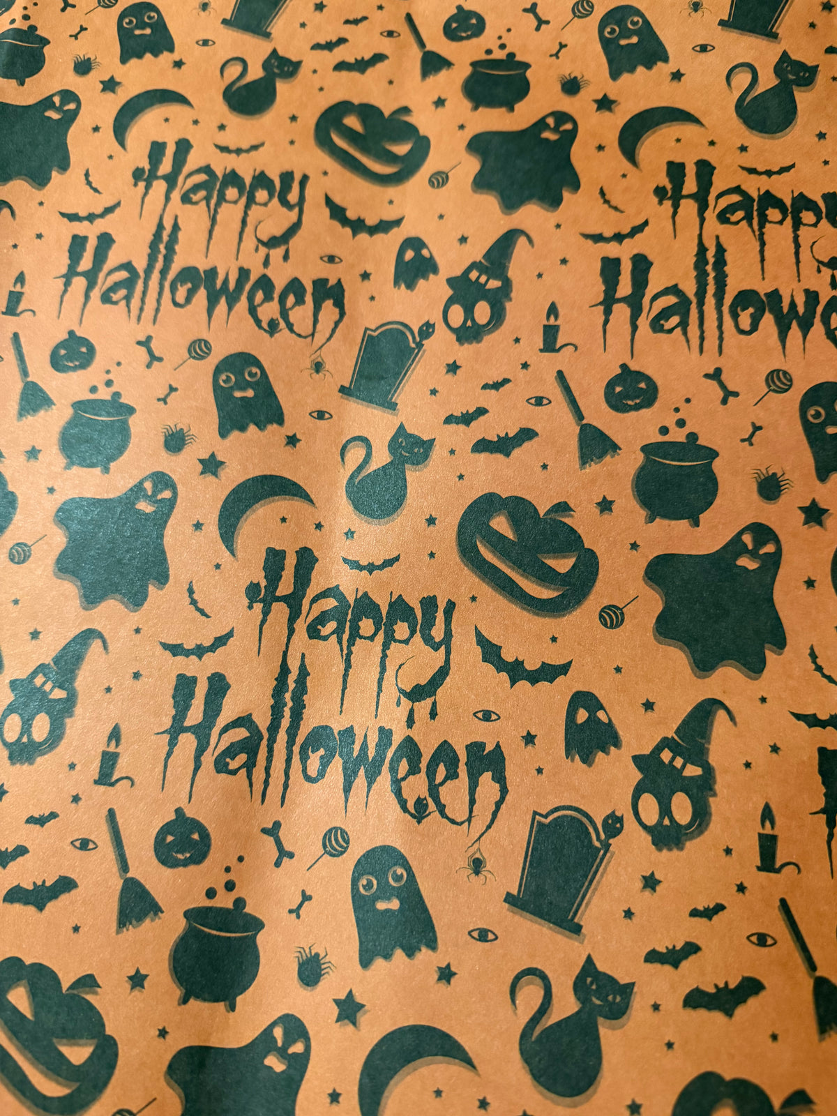 Happy Halloween Wrapping Paper — 2 Sheet Pack