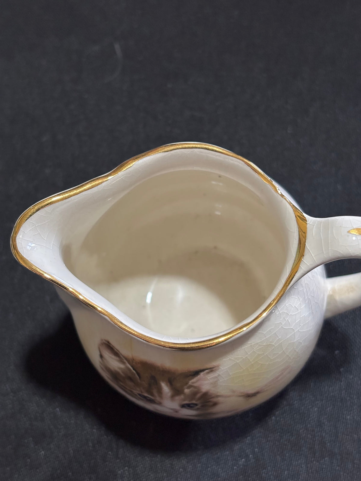 Vintage Crown Devon Kitten Cream Jug – “Each Day Holds Its Own Magic”
