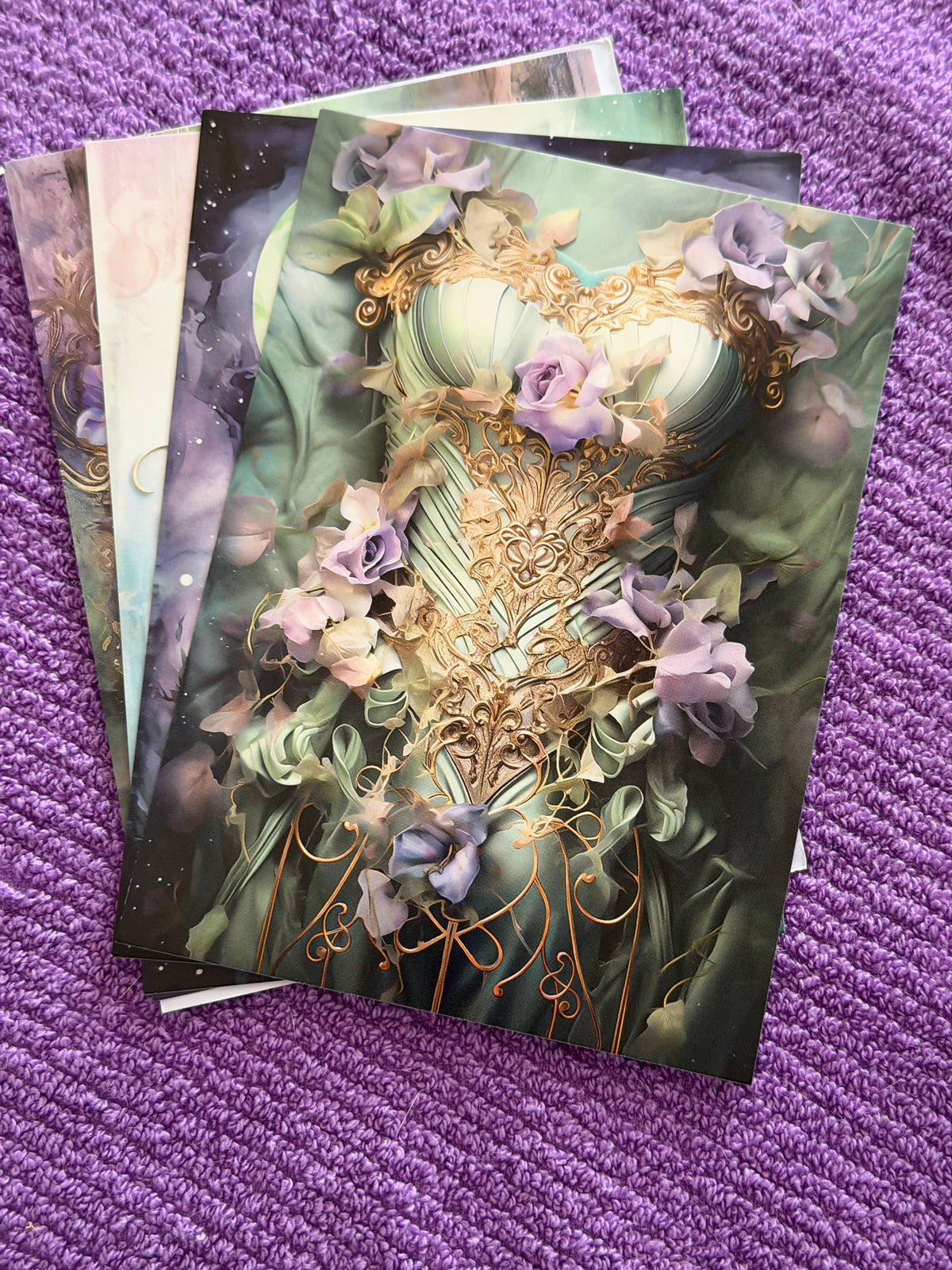 Enchanted Curiosities Mini Prints & Tin Stickers – Set 3