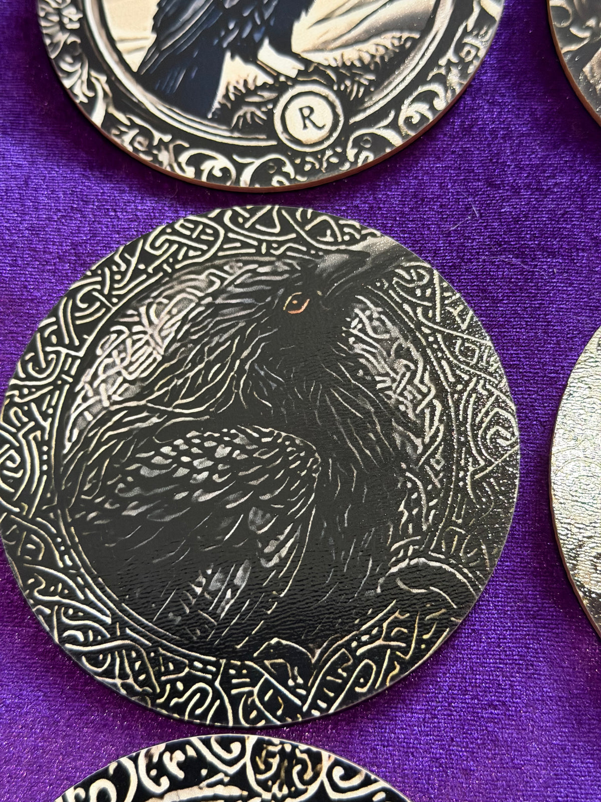 Ravens Wooden Coasters – Set of Six
