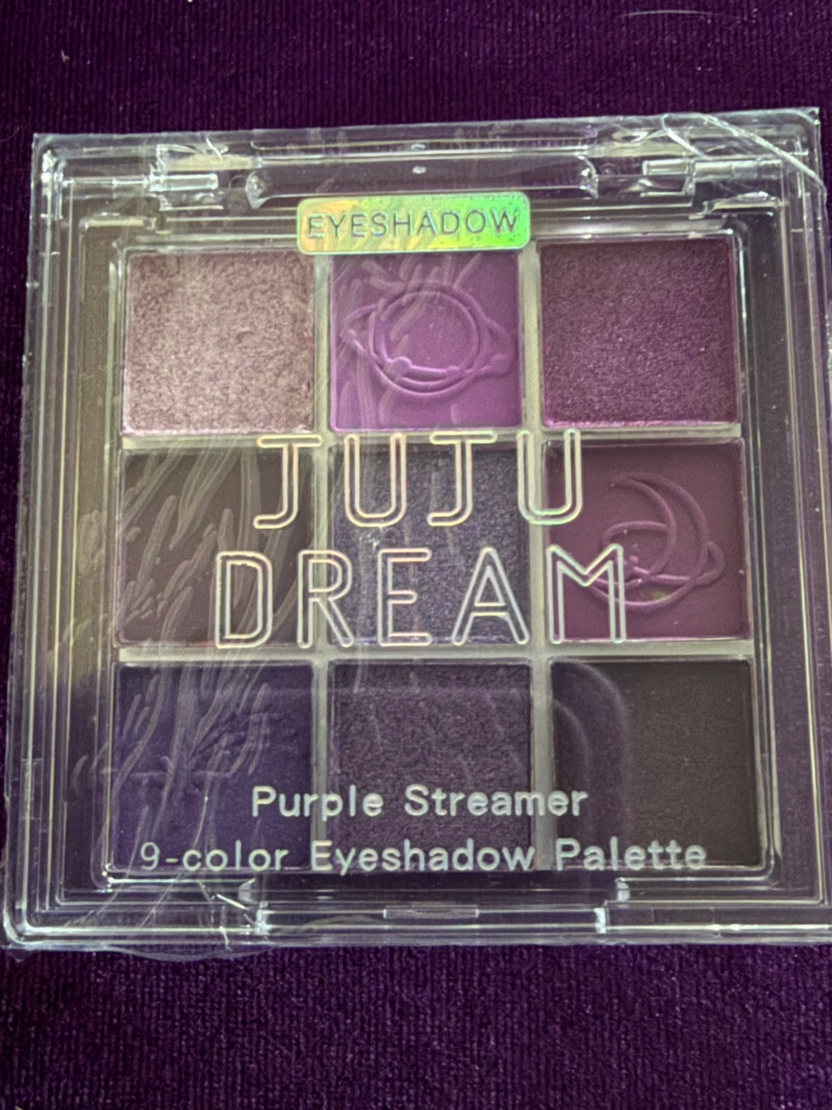 Juju Dream Purple Streamer – 9-Colour Gothic Eyeshadow Palette