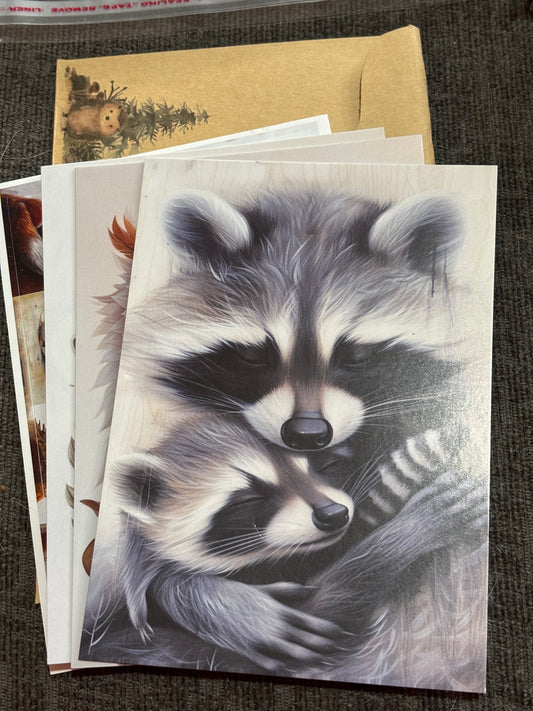 Woodland Animal Mini Print Gift Set (3 Prints)