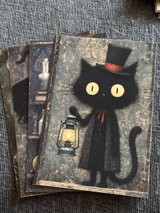 Gothic Doll Mini Art Print Set (4 Pack)