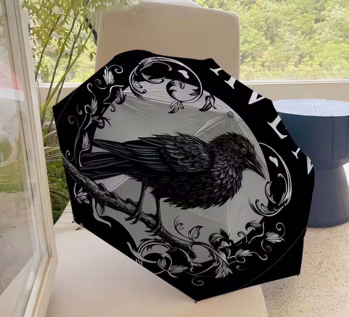 Ravens Watch Automatic Umbrella