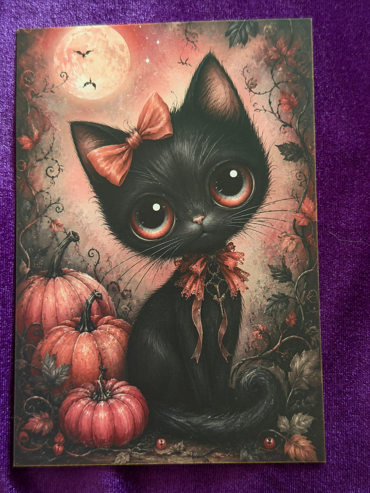 Crimson Moon Mini Art Prints – Set 3