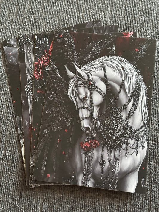 Dark Gothic Fantasy Art Print Set