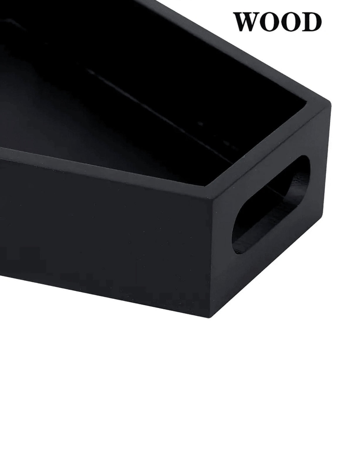 Black Coffin Display Tray