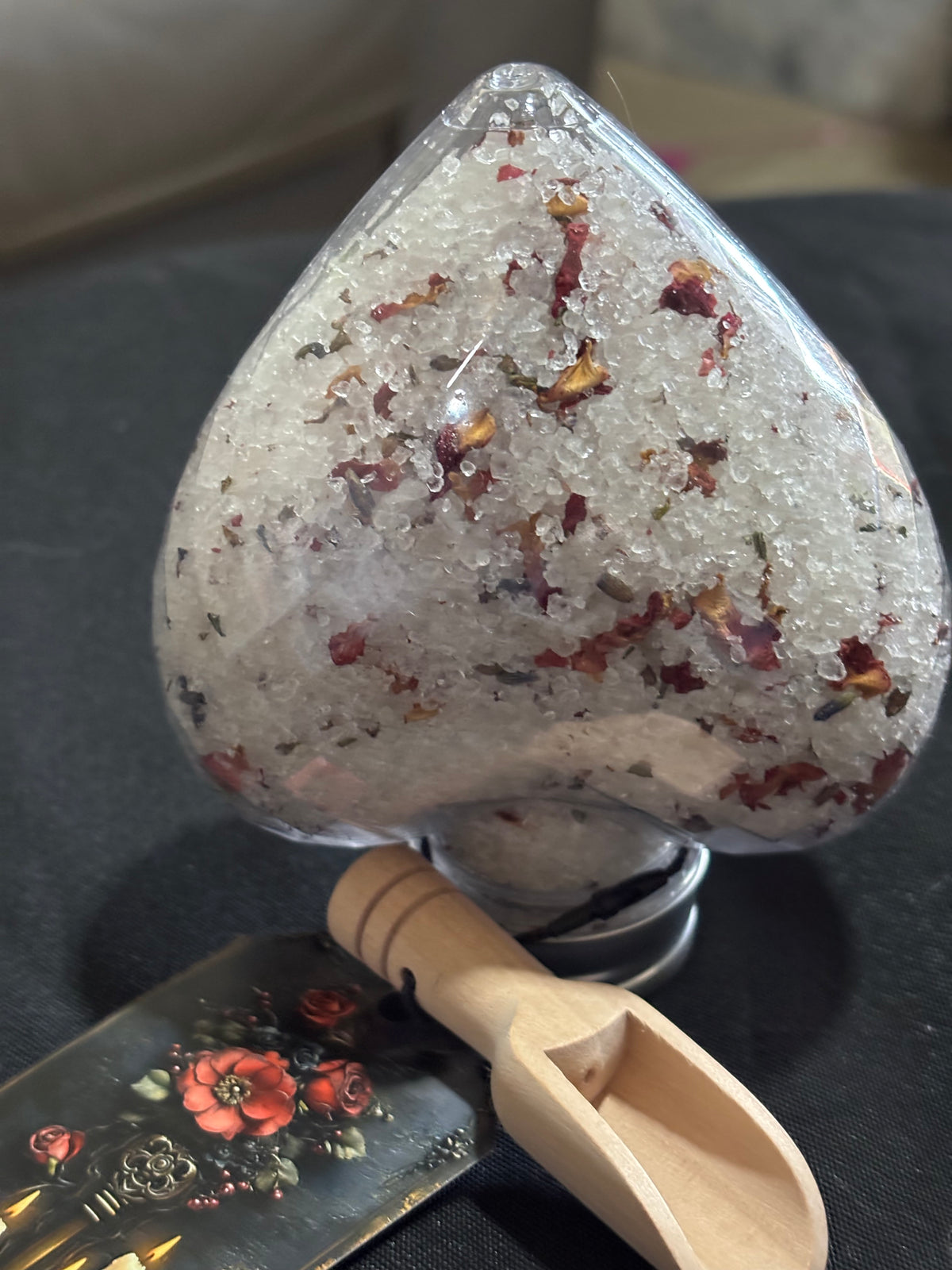 Heart Bottle Ritual Bath Salts – Ylang Ylang & Jasmine
