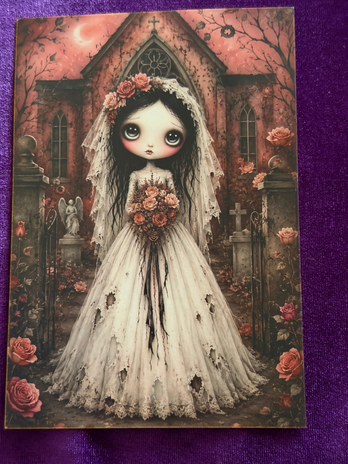Crimson Moon Mini Art Prints – Set 3