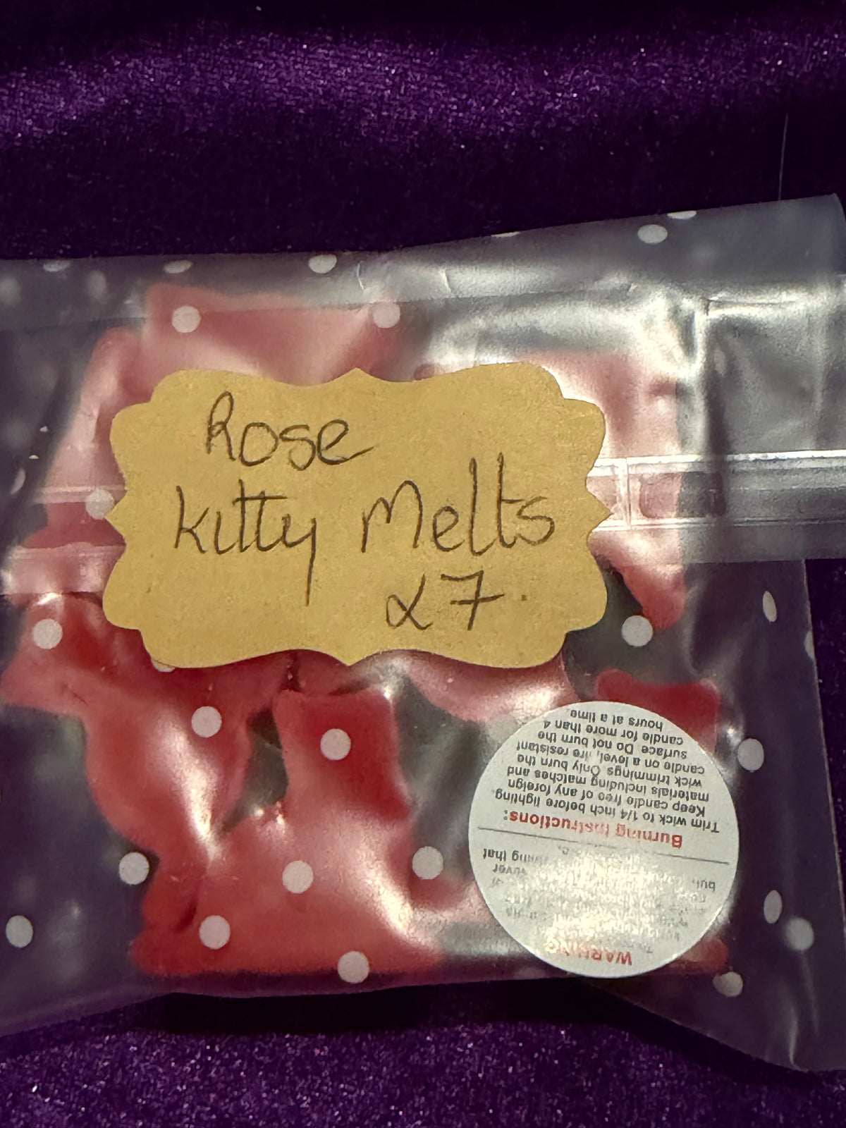 Rose Kitty Melts