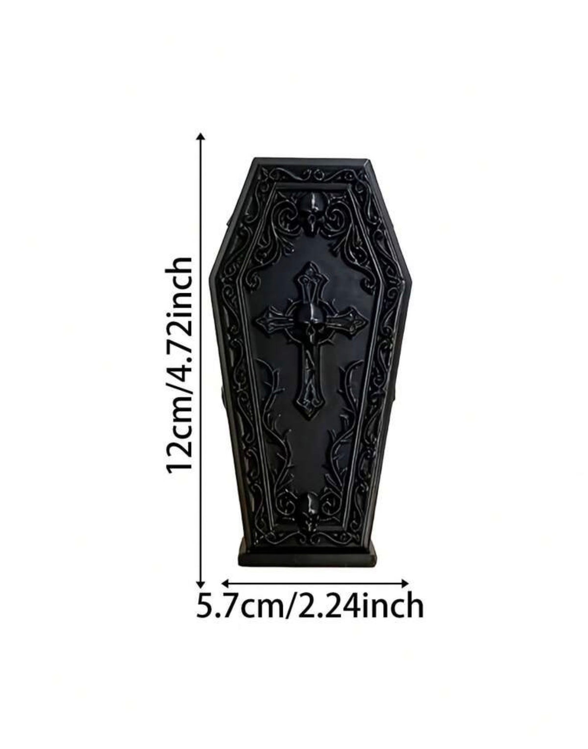 Gothic Coffin Makeup Brush Holder