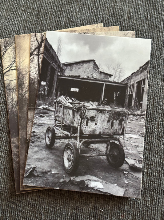 Deserted Town Mini Art Print Set (4 Pack)