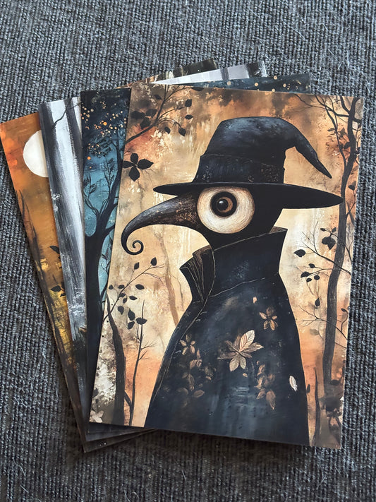 Dark Fairytale Mini Art Print Set (4 Pack)